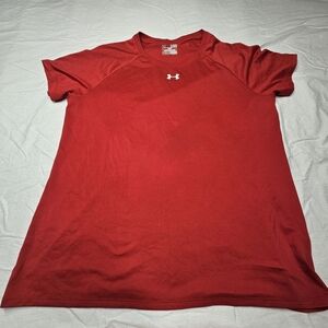 Under Armour Red Short Sleeve Tee